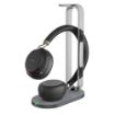 Picture of Yealink BH72-Teams-BLK-C-WCS Classic Bluetooth Headset w/Charge Stand Teams Black USB-C