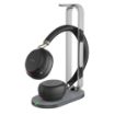 Picture of Yealink BH72-UC-BLK-C-WCS Classic Bluetooth Headset w/Charge Stand UC Black USB-C