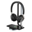 Picture of Yealink BH76-Teams-BLK-A-WCS Premium Bluetooth Headset w/Charge Stand Teams Black USB-A